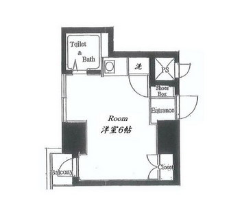 東京都文京区春日１丁目 賃貸マンション 1R