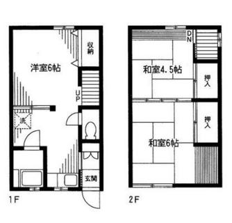 東京都文京区関口１丁目 賃貸テラスハウス 3K