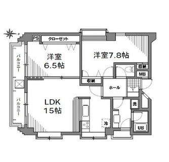 東京都文京区水道２丁目 賃貸マンション 2LDK