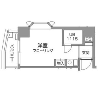 東京都文京区春日２丁目 賃貸マンション 1R