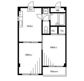 東京都文京区大塚３丁目 賃貸マンション 2DK