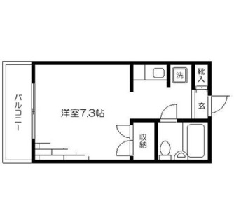 東京都文京区小日向３丁目 賃貸マンション 1R