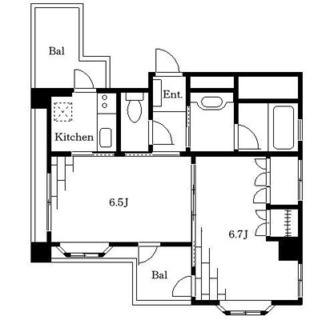 東京都文京区大塚３丁目 賃貸マンション 2K