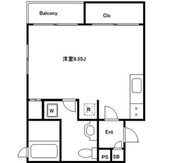 東京都文京区小石川３丁目 賃貸マンション 1R