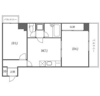 東京都新宿区東五軒町 賃貸マンション 2DK